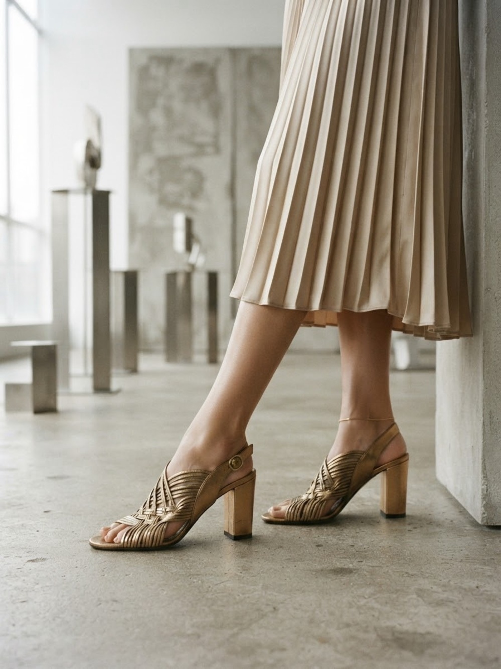 Chie Mihara sz 38 Beya Bronze Sandal